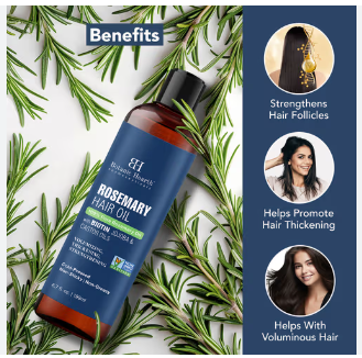 You are currently viewing Botanic Hearth 100% Pure Rosemary Oil for Hair Growth