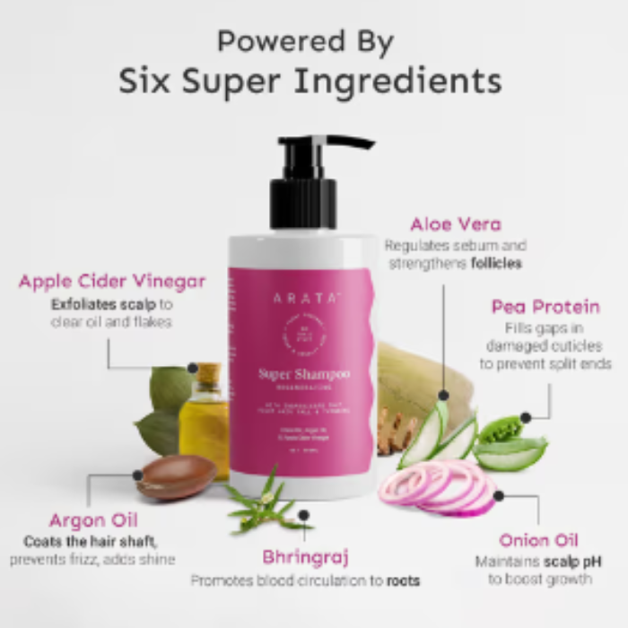Arata 6-in-1 Super Shampoo