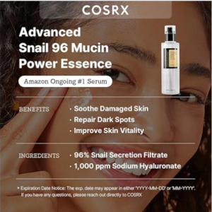 Read more about the article COSRX Snail Mucin 96% Power Repairing Essence