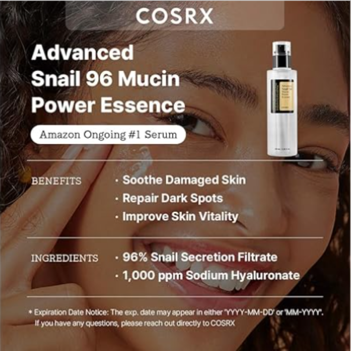 COSRX Snail Mucin 96% Power Repairing Essence