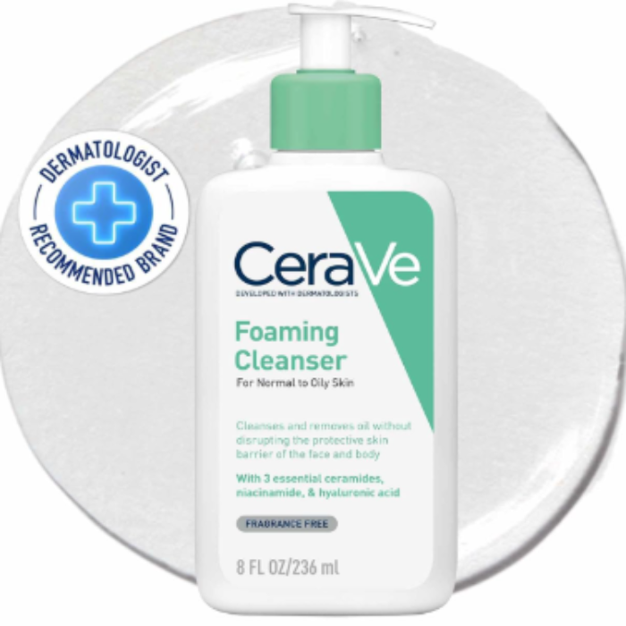 CeraVe Foaming Cleanser For Normal to Oily Skin