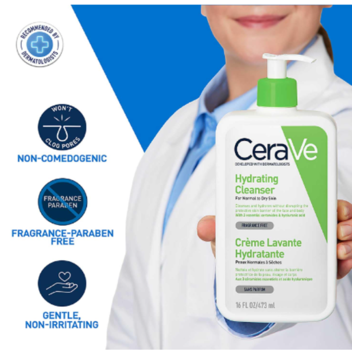 CeraVe Hydrating Cleanser for Normal to Dry Skin