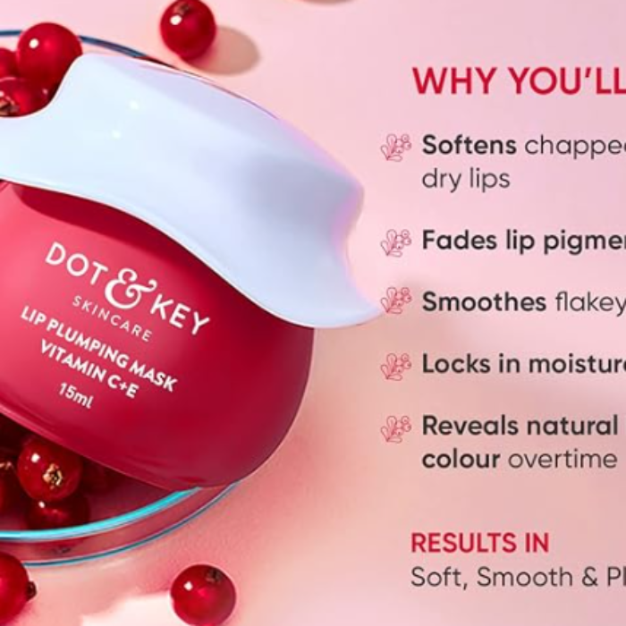 DOT & KEY Lip Plumping Mask With Shea Butter & Vitamin C + E