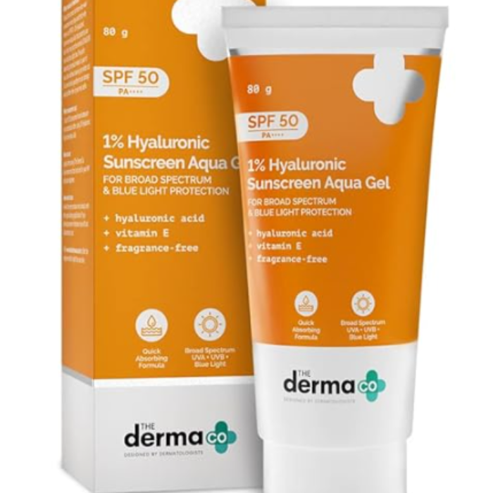 The Derma Co 1% Hyaluronic Sunscreen Aqua Gel