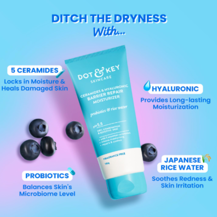 Dot & Key Ceramides Moisturizer with Hyaluronic Acid