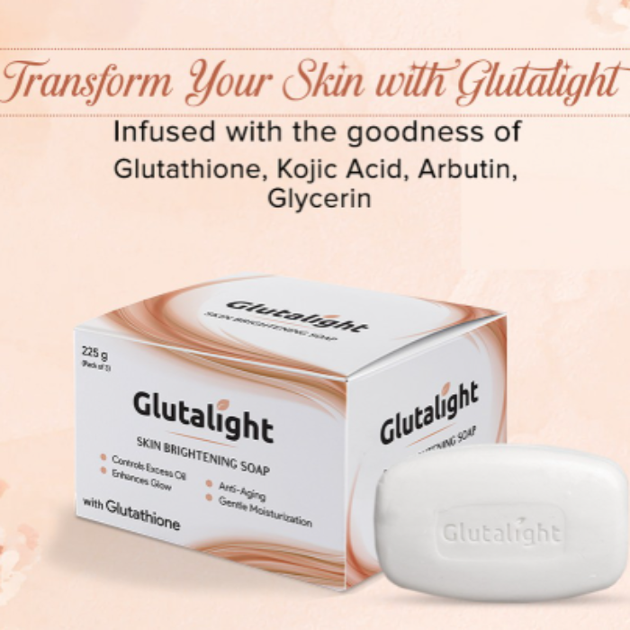 Glutalight Skin Lightening Soap with 1% Glutathione
